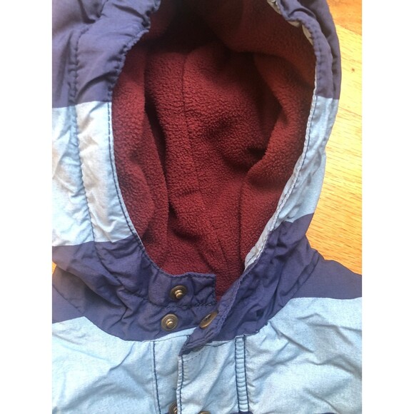 Mini boden 4/5 jacket coat blue striped - Picture 3 of 10